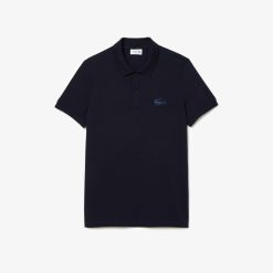 Polos | LACOSTE Polo Regular Fit Avec Badge Crocodile Matelasse