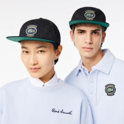 Chapeaux & Casquettes | LACOSTE Casquette En Twill De Coton Avec Badge