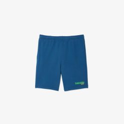 Pantalons & Shorts | LACOSTE Short Jogger Effet Delave Imprime Lacoste