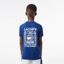 Vetements Garcon | LACOSTE T-Shirt Lacoste Tennis En Jersey De Coton