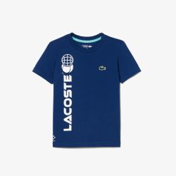 Vetements Garcon | LACOSTE T-Shirt Lacoste Tennis En Jersey De Coton