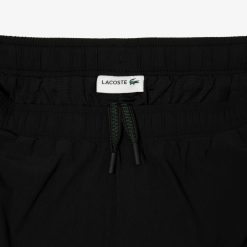 Maillots De Bain | LACOSTE Short De Bain Leger Court Uni Avec Boxer Integre