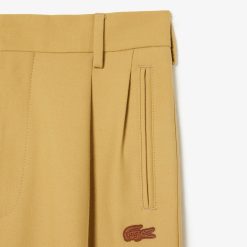 Pantalons & Shorts | LACOSTE Pantalon Fusele Lacoste X Le Fleur Avec Pli