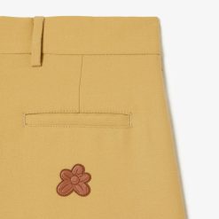 Pantalons & Shorts | LACOSTE Pantalon Fusele Lacoste X Le Fleur Avec Pli