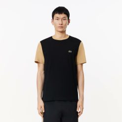 T-Shirts | LACOSTE T-Shirt Color-Block Regular Fit En Jersey