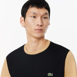 T-Shirts | LACOSTE T-Shirt Color-Block Regular Fit En Jersey