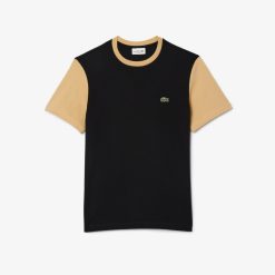 T-Shirts | LACOSTE T-Shirt Color-Block Regular Fit En Jersey