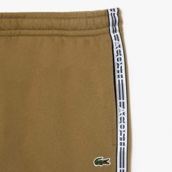 Pantalons & Shorts | LACOSTE Pantalon De Survetement Jogger Homme Lacoste Avec Bandes Siglees