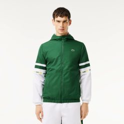 Vetements De Sport | LACOSTE Veste De Survetement Tennis Sportsuit Bande Siglee