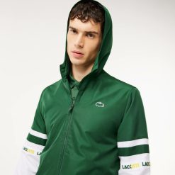 Vetements De Sport | LACOSTE Veste De Survetement Tennis Sportsuit Bande Siglee