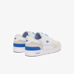 Sneakers | LACOSTE Sneakers T-Clip Femme En Cuir Avec Detail Au Talon