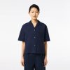 Chemises & Hauts | LACOSTE Chemise Oversize En Coton A Manches Courtes