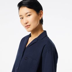 Chemises & Hauts | LACOSTE Chemise Oversize En Coton A Manches Courtes