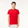 T-Shirts | LACOSTE T-Shirt Col Rond En Jersey De Coton Pima Uni