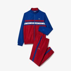 Vetements De Sport | LACOSTE Survetement Tennis Sportsuit Avec Bande Siglee