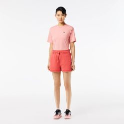 Pantalons & Shorts | LACOSTE Short Uni Femme Lacoste