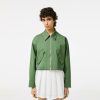 Manteaux & Vestes | LACOSTE Blouson Harrington Zippe Femme Lacoste En Coton