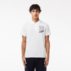 Polos | LACOSTE Polo Lacoste Movement Imprime Devant Et Dos