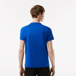 Vetements De Sport | LACOSTE T-Shirt Homme Lacoste Sport Regular Fit Avec Marquage Contraste