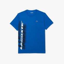 Vetements De Sport | LACOSTE T-Shirt Homme Lacoste Sport Regular Fit Avec Marquage Contraste