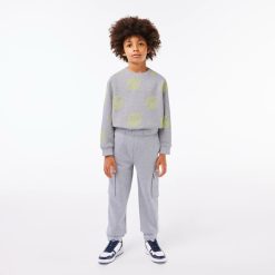 Vetements Garcon | LACOSTE Pantalon De Survetement Garcon Lacoste En Coton Biologique