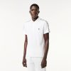 Polos | LACOSTE Polo En Mini Pique Stretch A Bande Siglee