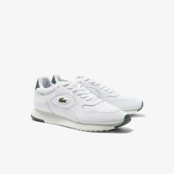 Sneakers | LACOSTE Sneakers Linetrack Homme En Cuir