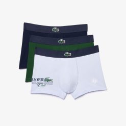 Sous-Vetements & Vetements D'Interieur | LACOSTE Lot De 3 Boxers Courts Edition Roland Garros