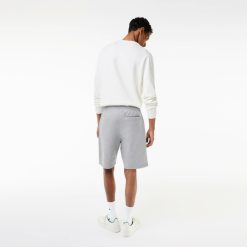 Pantalons & Shorts | LACOSTE Short Homme Lacoste En Molleton De Coton