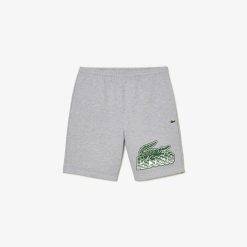 Pantalons & Shorts | LACOSTE Short Homme Lacoste En Molleton De Coton