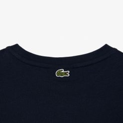 Vetements Fille | LACOSTE T-Shirt En Coton Imprime Crocodile