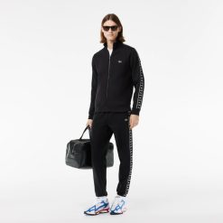 Sweatshirts | LACOSTE Sweatshirt Zippe Jogger A Bande Siglee