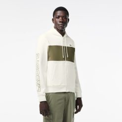 Sweatshirts | LACOSTE Sweatshirt Color-Block Zippe Jogger A Capuche