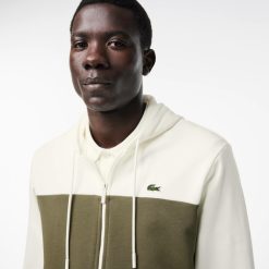 Sweatshirts | LACOSTE Sweatshirt Color-Block Zippe Jogger A Capuche