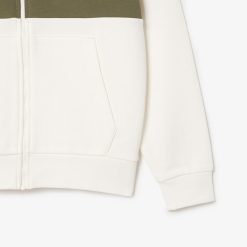 Sweatshirts | LACOSTE Sweatshirt Color-Block Zippe Jogger A Capuche