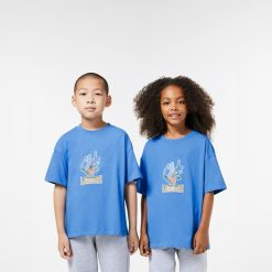 Vetements Fille | LACOSTE T-Shirt Avec Imprime Mascotte