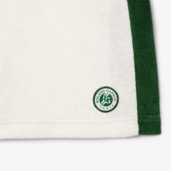 Vetements De Sport | LACOSTE Combishort En Maille Eponge Edition Roland Garros