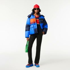 Manteaux & Vestes | LACOSTE Doudoune Oversize En Duvet Avec Capuche Amovible