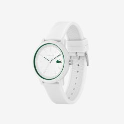 Montres | LACOSTE Montre Homme Lacoste.12.12 Avec Bracelet En Silicone Blanc