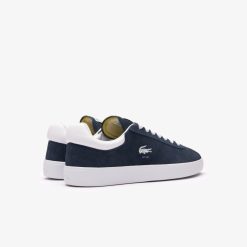 Sneakers | LACOSTE Sneakers Baseshot Femme En Cuir Velours