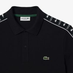 Polos | LACOSTE Polo En Mini Pique Stretch A Bande Siglee