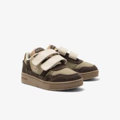 Chaussures | LACOSTE Sneakers T-Clip Bebe En Cuir Velours