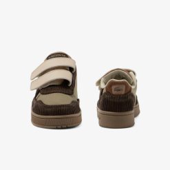 Chaussures | LACOSTE Sneakers T-Clip Bebe En Cuir Velours