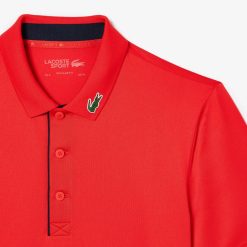 Vetements De Sport | LACOSTE Polo Homme Golf Lacoste Sport En Jersey Technique