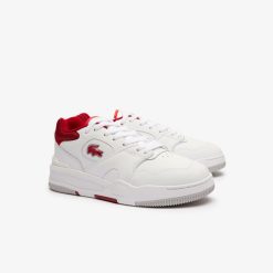 Sneakers | LACOSTE Sneakers Lineshot Homme En Cuir A Col Contraste