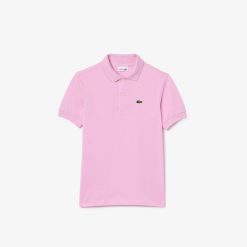 Vetements Fille | LACOSTE Polo Enfant Lacoste Regular Fit En Petit Pique Uni