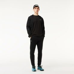 Vetements De Sport | LACOSTE Pantalon De Jogging Uni Avec Empiecements En Mesh