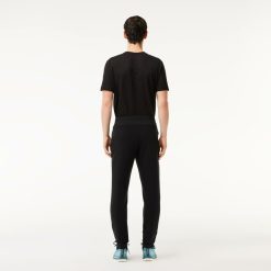 Vetements De Sport | LACOSTE Pantalon De Jogging Uni Avec Empiecements En Mesh