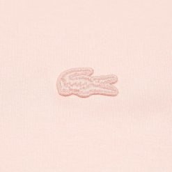 T-Shirts | LACOSTE T-Shirt A Col Rond Et Manches Trois-Quarts En Coton Uni