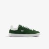 Sneakers | LACOSTE Sneakers Baseshot Homme En Cuir Velours